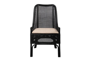 Victoria Hamptons Dining Chair Black