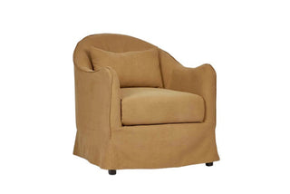 Ville Armchair with Nutmeg Slip Cover