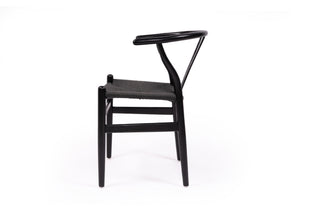 Wishbone Designer Replica Chair - Black on Black