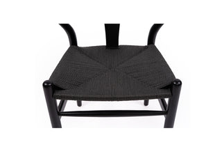 Wishbone Designer Replica Chair - Black on Black