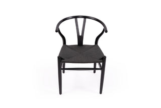 Wishbone Designer Replica Chair - Black on Black