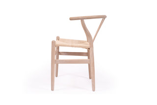 Wishbone Designer Replica Chair - White Coastal Oak