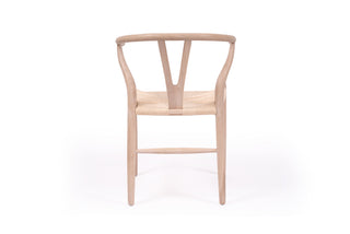 Wishbone Designer Replica Chair - White Coastal Oak