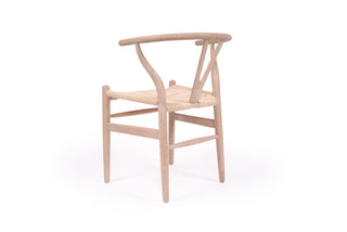 Wishbone Designer Replica Chair - White Coastal Oak