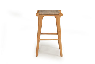 Bury Backless Counter Stool - Washed Grey