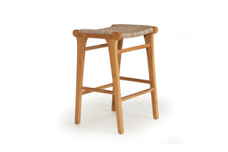 Bury Backless Counter Stool - Washed Grey