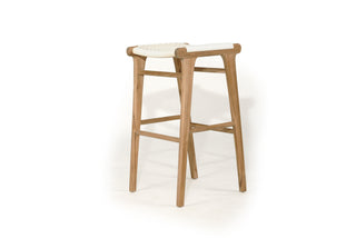 Bury Backless Counter Stool - White