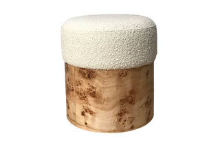 Ada Burlwood & Boucle Stool