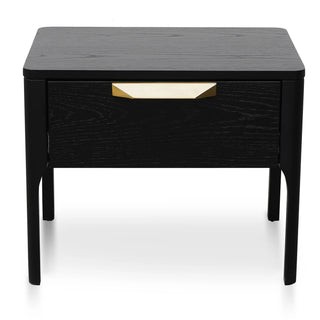 Carla Bedside Table - Black