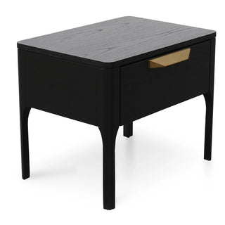 Carla Bedside Table - Black