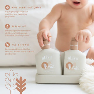 baby hair & body duo - calming oatmeal