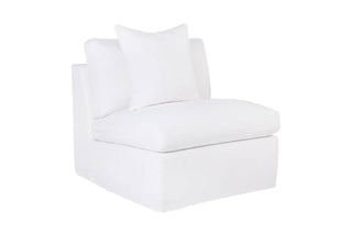 Birkshire Slip Cover Occasional Chair - White Linen