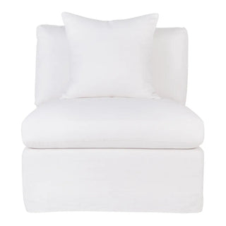 Birkshire Slip Cover Occasional Chair - White Linen