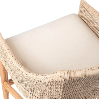 Charlotte Rattan Counter Stool Natural - Preorder