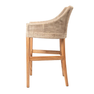 Charlotte Rattan Counter Stool Natural - Preorder