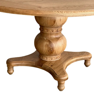 Verona Oakwood Round Dining Table - 150cm