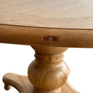 Verona Oakwood Round Dining Table - 150cm