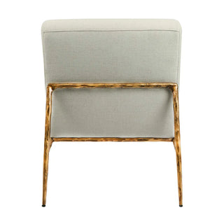 Aries Leisure Chair Gold in Natural Linen