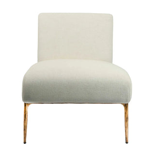 Aries Leisure Chair Gold in Natural Linen