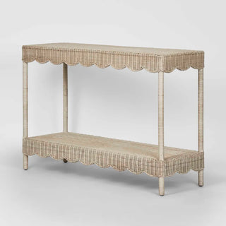 Belle Scalloped Console - Natural