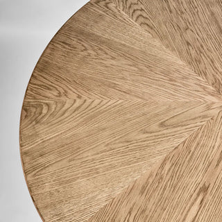 Sass Oak Round Dining Table Natural 140cm