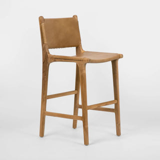 Marvin Bar Stool High Back - Toffee