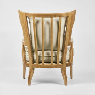 Jackman Coastal Oakwood and Linen Armchair Natural