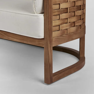 Weave Indoor/Outdoor Teak Sofa