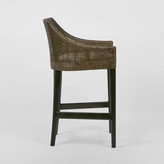 Charlotte Rattan Counter Stool Soil Brown