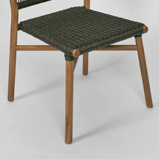 Wategos Teak Dining Chair Charcoal