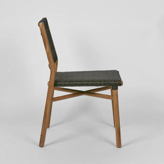 Wategos Teak Dining Chair Charcoal