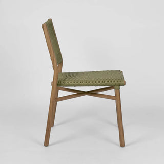 Wategos Teak Dining Chair Olive Green - Preorder