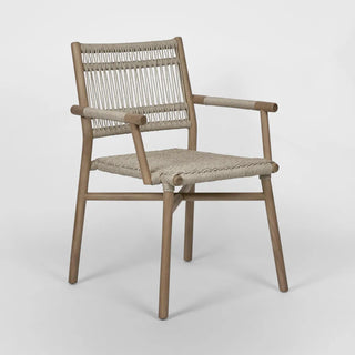 Wategos Teak Indoor/Outdoor Dining Chair with arms Natural - Preorder