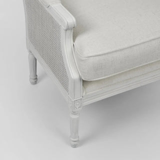 Hicks White Armchair