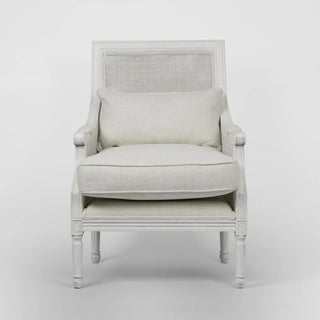 Hicks White Armchair