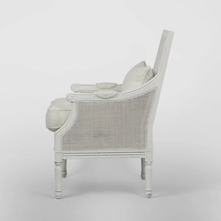 Hicks White Armchair