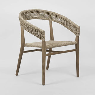 Cove Teak & Synthetic Dining Chair Natural