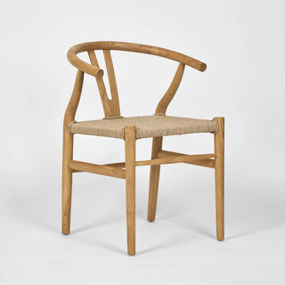 Arc Wishbone Chair Natural