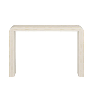 Adina Bone Inlay Console Table Grey/White