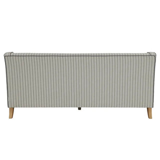 Bondi Hamptons 3 Seat Sofa Blue/White Pin Stripe