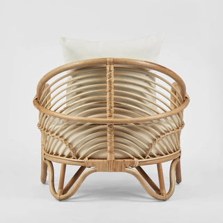 Alexis Armchair Natural/White Fabric - preorder