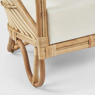 Alexis Armchair Natural/White Fabric - preorder