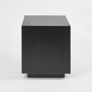 Rock Bedside Black 2 drawer