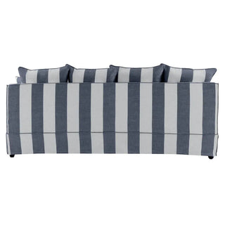 Noosa Hamptons 3 Seat Sofa Denim/Cream Stripe - Preorder