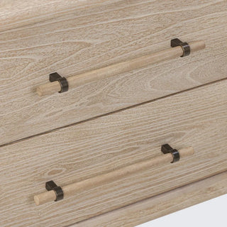Bayview Bedside 2 Drawer Natural Whitewash