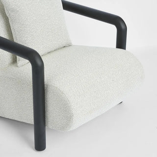 Argo Armchair Ecru with black frame Outdoor - Preorder