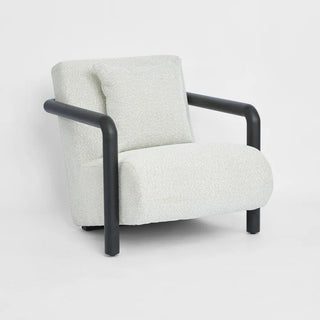 Argo Armchair Ecru with black frame Outdoor - Preorder