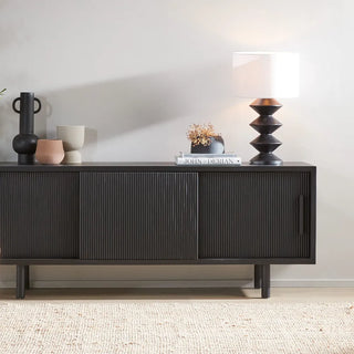 Nelson Sideboard Black - 195cmL