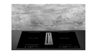 INDUCTION COOKTOP WITH INBUILT DOWN DRAFT RANGEHOOD 90CM