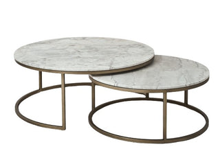 Celine Round Coffee Tables - set of 2